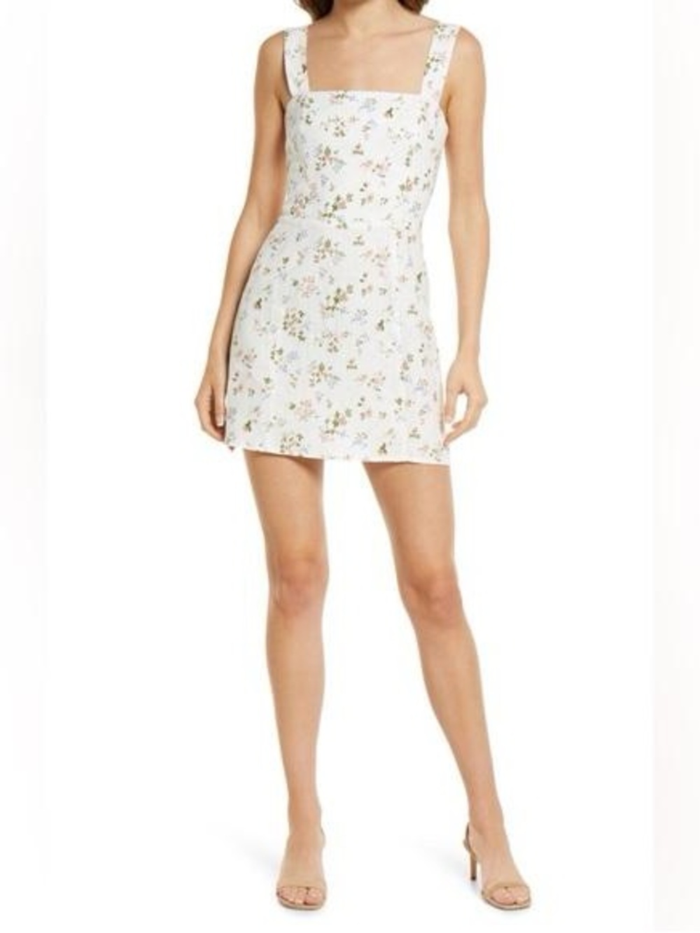 Reformation Floral Mini Dress — Size 0